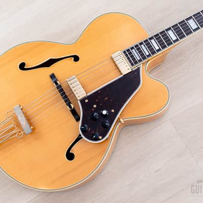 1978 Ibanez FA-500 NT Johnny Smith Vintage Archtop Electric Guitar Blonde w/ Case, Japan Fujigen