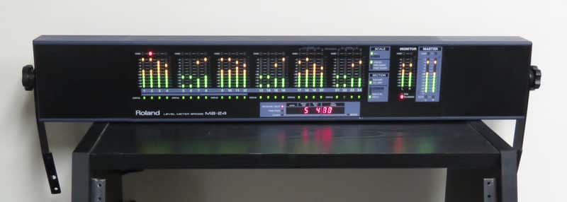 Roland MB-24 レベルメーター VM-7000/VS-2480対応 Roland MB-24 MB24 Meter Bridge for VM-C7200(7000) & VS-2480 | Reverb