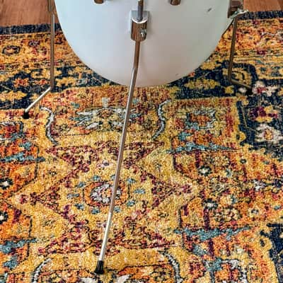 North Drums 14" Floor Tom Drum White Read Details Vintage 70's image 4