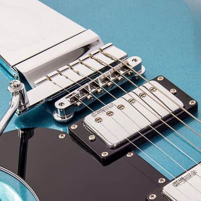 Vintage VS6V Reissued with Vintage Style Vibrato - Gun Hill Blue (VS6VGHB) image 10