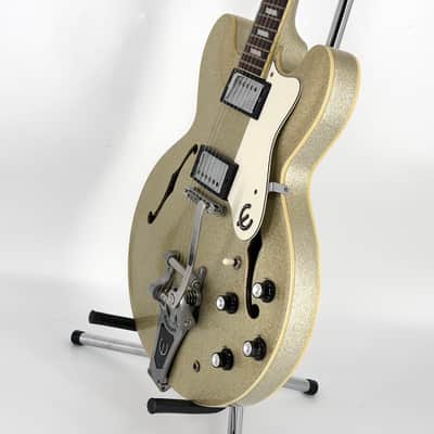 1997 Epiphone Limited Edition Riviera - Peerless Korea - Silver Sparkle image 7