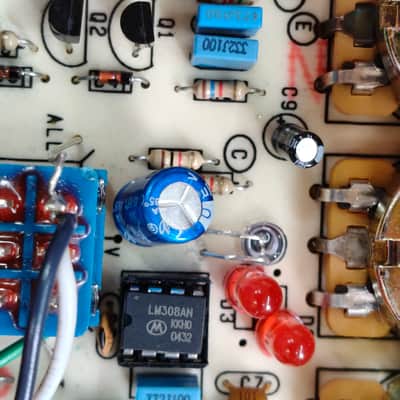 ProCo RAT Blue Rat Phat Mod USA 2000's 9-18v DC Motorola LM308 image 6