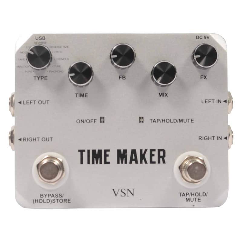 VSN Twin Pedal Time Maker Digital Delay Effects Pedal image 1