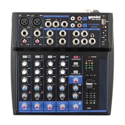 GEM-08USB: Compact 8 Channel Bluetooth Mixer image 2