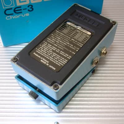 1983 Boss CE-3 Chorus (Black Label) w/ Original Box / MIJ Made in Japan image 3