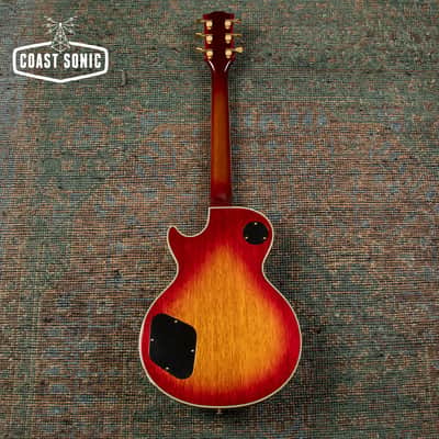 1991 Burny RLC-70 Les Paul Custom Cherry Burst made in Japan image 4