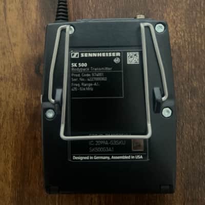 Sennheiser SK 500 G3 Bodypack Transmitter (A Range) – Fully Tested, Excellent Working Condition image 3