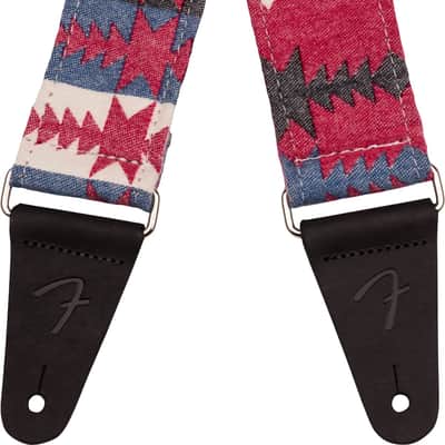 Fender 2" Zion Strap - Red Aztec image 3