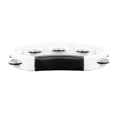 MEINL Percussion Headliner® Series Molded ABS Single-Row Tambourine - White image 5