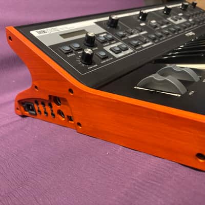 Moog Sub Phatty & Little Phatty or Stage2 replacement Sidepanels.dark orange　organic oil finish followed by a coating of beeswax.