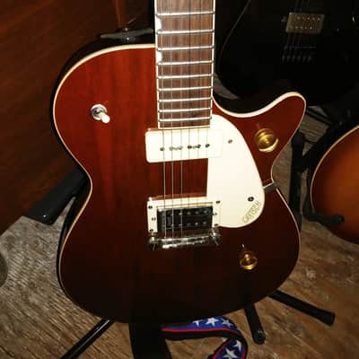 Gretsch G2215-P90 Streamliner Junior Jet Club 2020 Single Barrel Natural Finish image 8