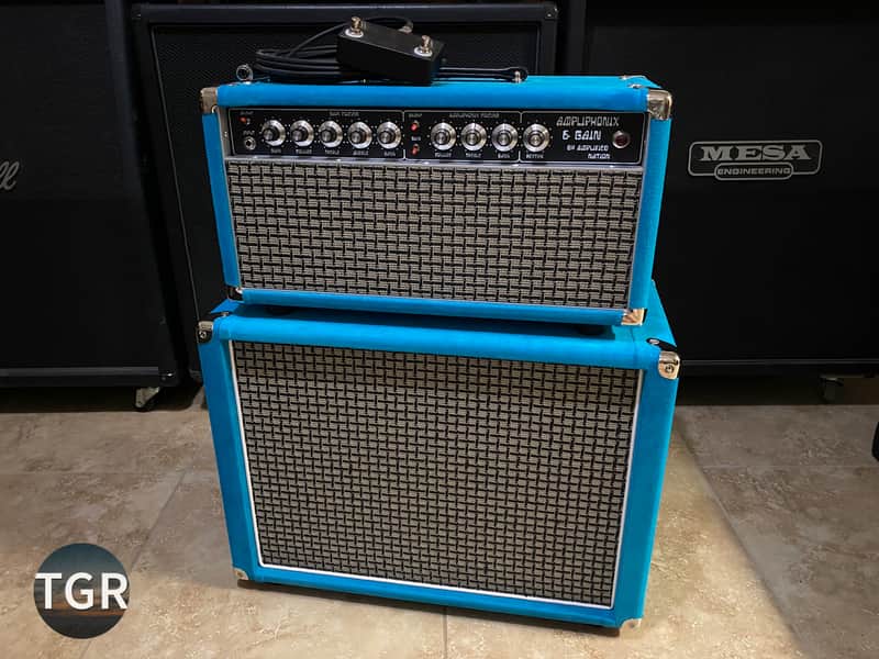 Amplified Nation Ampliphonix & Gain, 50 Watt Head, 1x12 Cabinet, & Padded Cases! image 1
