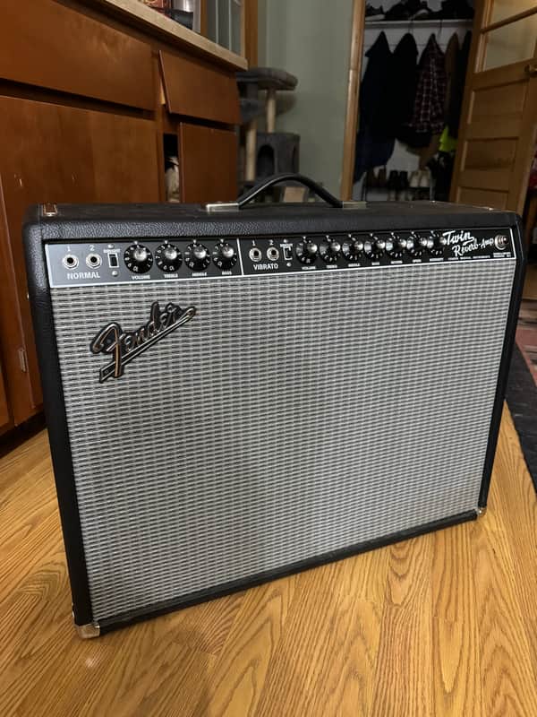 Fender '65 Twin Reverb Reissue 85-Watt 2x12" Guitar Combo 1991 - Present - Black