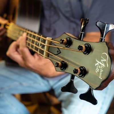Michael Kelly Dragonfly 4 Port Electric Bass w/ Java Ebony Finish MKD4SJESFS image 10