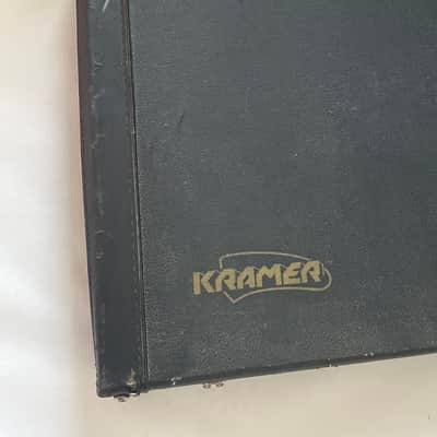 1980's Kramer Vanguard RR Rhoads Model Black Tolex Hardshell Electric Guitar Case image 3