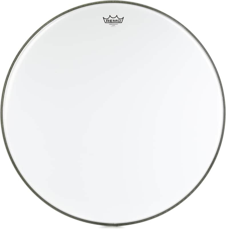 Remo Ambassador Clear Bass Drumhead - 26 inches (2-pack) Bundle image 1