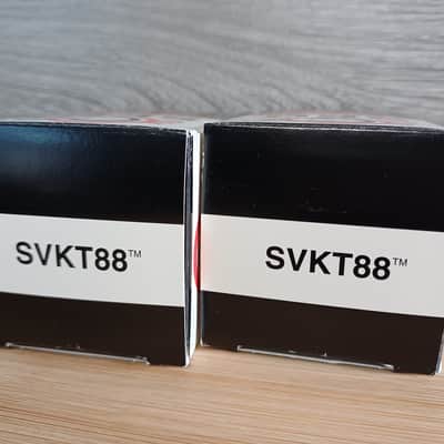 Superb "A"NOS NIB SVETLANA KT88 winged C matched pair SED WINGED =C= image 14