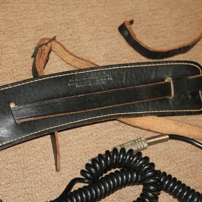 Bobby Lee Leather Guitar Strap 1960's image 2
