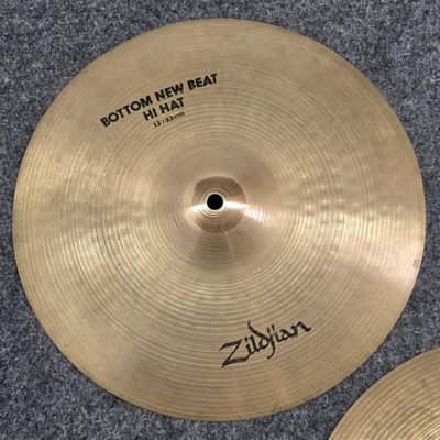 Used Zildjian New Beat Hi Hat Cymbals 13" 888/942 grams - Good image 3