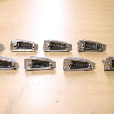 Ludwig USA Nickel Classic Large Drum Lugs 8pk Vintage 1960's #2 image 6