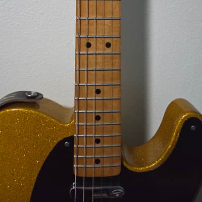 Fender Classic Player Baja Telecaster - Custom Shop FSR in Vegas Gold Sparkle! image 4