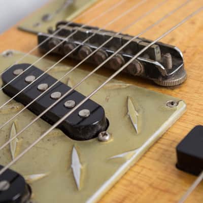 Doug Henderson Custom  Double Neck built for and extensively used by Elliott Sharp Solid Body Electric Guitar (1991), black gig bag case. image 17