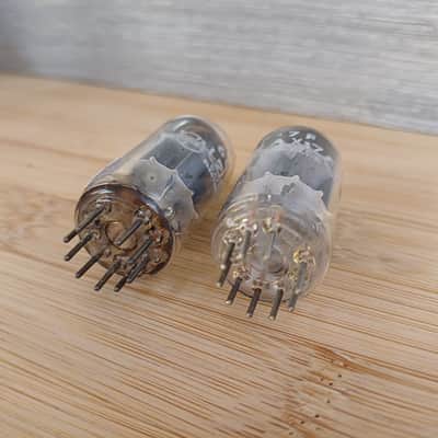 NOS MATSUSHITA ecc83 12AX7  60's matched pair Made in Japan first quality preamp execellent  Mullard subsitute Bild 9