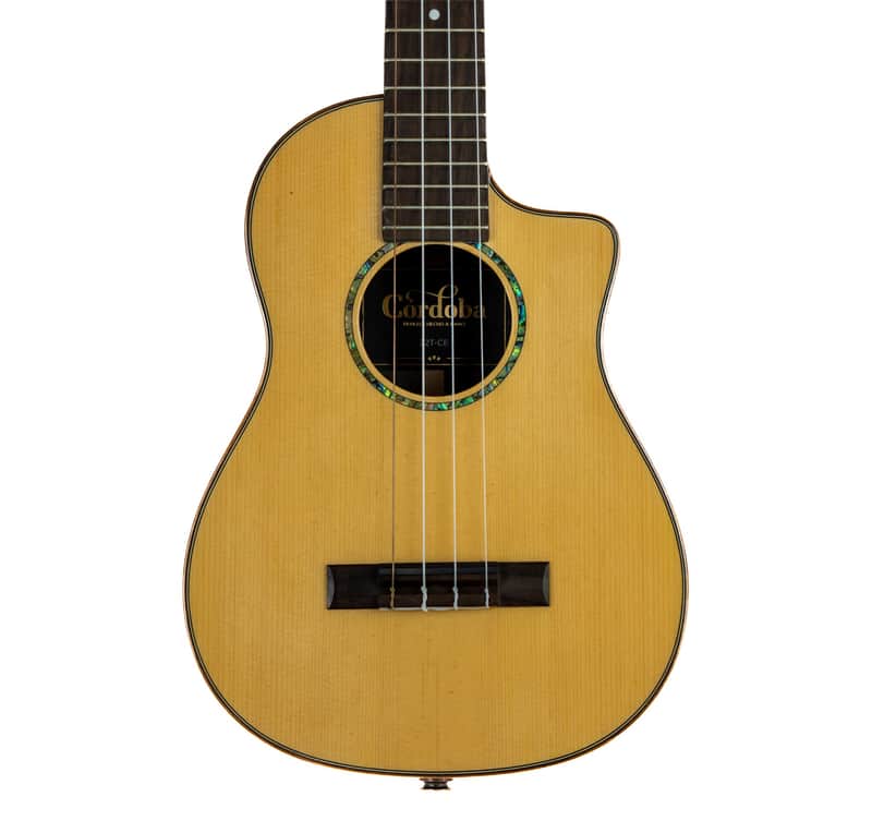 Cordoba 32T-CE Tenor Ukulele with gigbag, pickup and cutaway image 1