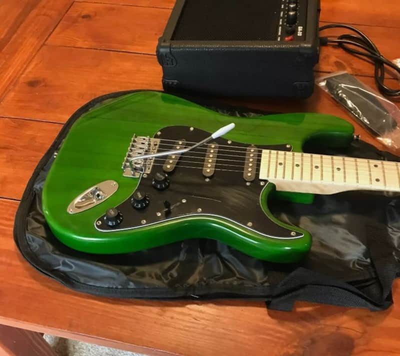 🎸+Amp! Unmarked S Series Electric Guitar +Whammy / Tremolo +Rosewood FB +Soft Case/Gg Bag +Strap +Cable +Pick!🎸 image 1