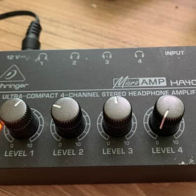 Behringer MicroAMP HA400 4-Channel Headphone Amplifier 2001 - Present - Standard image 1