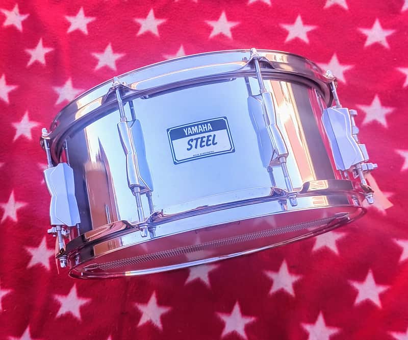 Yamaha SD-2465 6.5x14" Metal Series Steel Snare Drum 2010s - Chrome Over Steel image 1