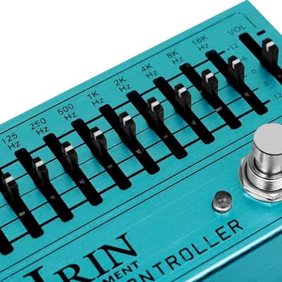 IRIN AN-40 Controller Equalizer 10 Band Pedal Effect EQ Pedal 31.25Hz to 16kHz,price included tax from CN to USA image 3