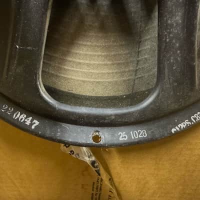 Pair of 1966 Jensen C12PS 12" 16Ω Speakers – Matching 220647 Date Codes – Same Production Week image 2