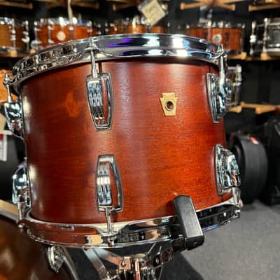 Ludwig Legacy Mahogany 3-Piece FAB 13/16/22 Drum Kit Set in Vintage Mahogany with Satin Natural Hoops image 6