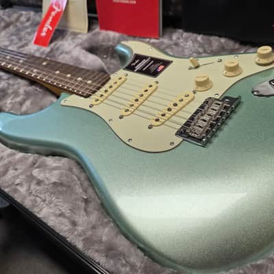 Fender American Professional II Stratocaster BRAND NEW Surf Green Metallic Pearl Rosewood USA Strat Guitar image 3