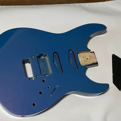 1980's Kramer USA Pacer Custom II Flip Flop FF Blue Guitar Body Floyd Ready image 1