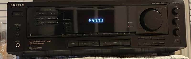 Sony Sony STR-DE505 5.1-channel AV surround sound receive 1996 - Black image 1