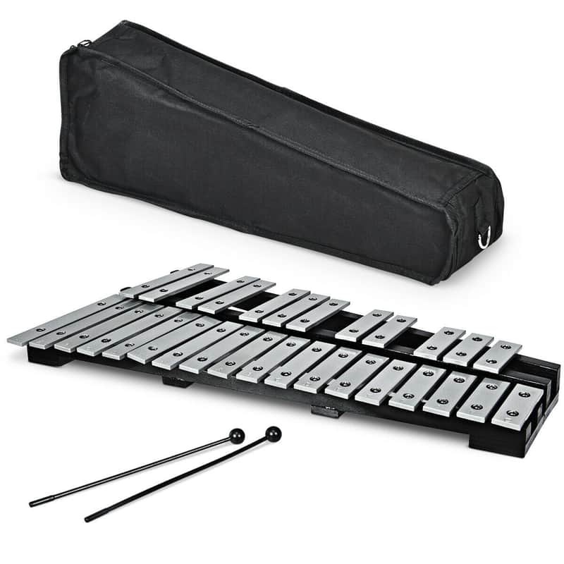 Other Aluminum Glockenspiel Xylophone 30 2024 Black + silver image 1
