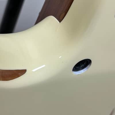 Schecter J-4 Nikki Sixx 4 String Bass - Worn Ivory image 6