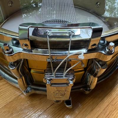 (Video) Yamaha 1990s SD-4105 14x5.5 Seamless Brass Snare Drum image 8