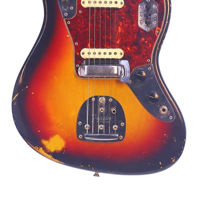 Fender Jaguar 1963 - Sunburst - cool sounding and all original Pre-CBS Jaguar with original hard case - check video! image 2