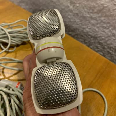 Grundig GDSM 202 Stereo Dynamic Microphone 1960s - White image 6