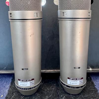 Matched Pair Vintage Neumann U87 by Gunter Wagner image 8