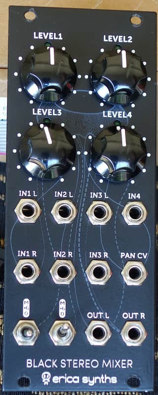 Erica Synths Black Stereo Mixer V2