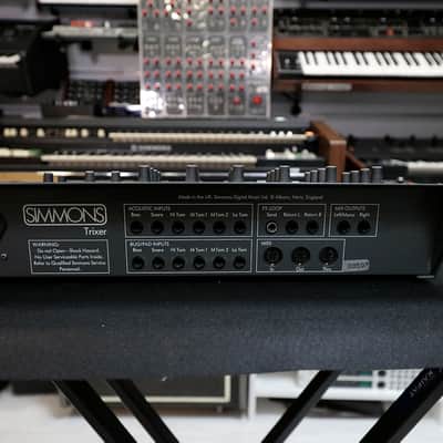 Simmons Trixer MIDI drum sound module & mixer with rack ears image 6
