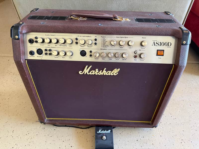 Marshall Acoustic Soloist AS100D 2-Channel 100-Watt 2x8" Acoustic Guitar Combo 2000 - Present - Brown image 1