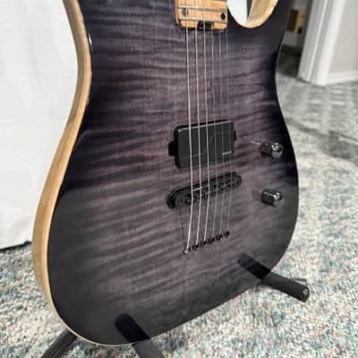 custom built Ibanez style guitar Ibanez/ESP E 2025 - Black nitro image 14