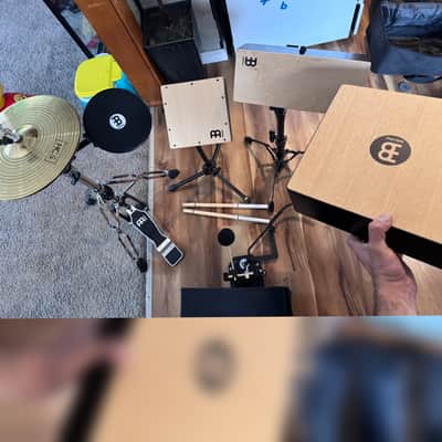 Meinl CAJ-DRUMSET Cajon Drum Set Hybrid 5 piece drum Percussion Kit 2010s - Standard image 3
