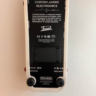 Dunlop MC404 CAE Custom Audio Electronics Wah - Black image 5