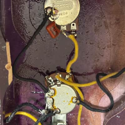Warmoth Tele Chambered Body - Purple Burst Birdseye image 7